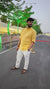 I sweat easily in synthetic kurtas. This linen one feels so light and breathable, even in 40°C heat!