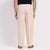 Beige Men's Loose Fit Cotton Pyjama