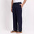 Navy Blue Men's Loose Fit Cotton Pyjama