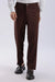 Dark Coffee Peanut Stretchable Trouser for Men