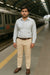 In Summer heat, most trousers feel sticky. This peanut cotton fabric is breathable and super comfy even in the sun.