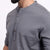 Grey Airy Linen Short Kurtas for Men