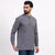 Grey Airy Linen Short Kurtas for Men