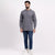 Grey Airy Linen Short Kurtas for Men