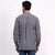 Grey Airy Linen Short Kurtas for Men