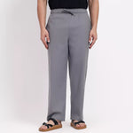 Grey Men's Loose Fit Cotton Pyjama