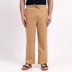 Khaki Men's Loose Fit Cotton Pyjama