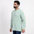 Mint Green Airy Linen Short Kurtas for Men