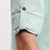 Mint Green Airy Linen Short Kurtas for Men