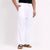 White Men's Loose Fit Cotton Pyjama