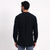 Black Airy Linen Short Kurtas for Men