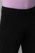 Black Regular Fit Mid Rise Cotton Chinos Pant