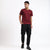Men's Cotton Cargo Jogger Pants Black