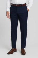 Navy Blue Peanut Regular Fit Trouser for Men