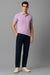 Navy Blue Regular Fit Mid Rise Cotton Chinos Pant