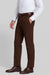 Dark Coffee Peanut Regular Fit Trouser for Men