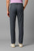 Dark Grey Regular Fit Mid Rise Cotton Chinos Pant