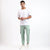 Men's Cotton Cargo Jogger Pants Mint Green