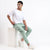 Men's Cotton Cargo Jogger Pants Mint Green