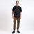 Men's Cotton Cargo Jogger Pants Olive Green