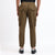 Men's Cotton Cargo Jogger Pants Olive Green
