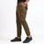 Men's Cotton Cargo Jogger Pants Olive Green